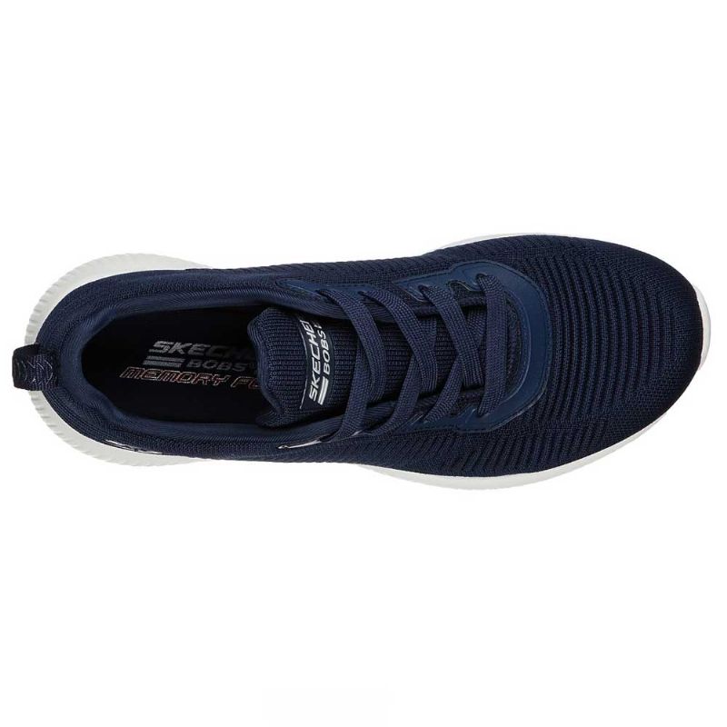 Skechers Womens Bobs Squad Tough Talk Navy UK 6 EUR 39 (32504)